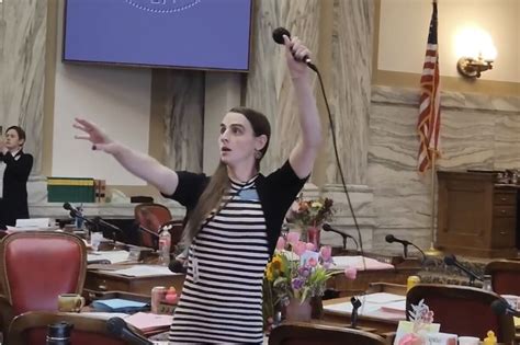 Montana transgender lawmaker silenced again as backers erupt